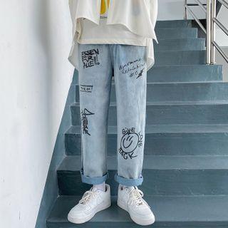 Graffiti Denim Pants