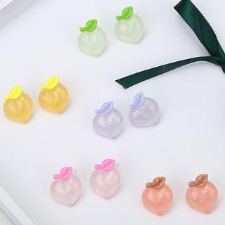 Acrylic Peach Earring