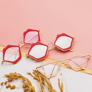 Lips Metal Frame Sunglasses