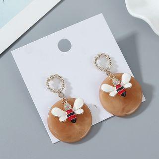 Resin Bee Dangle Earring