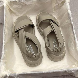 Asymmetrical Knotted Sandals