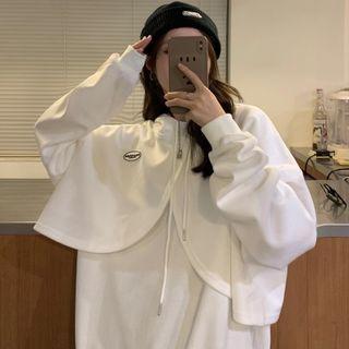 Set: Sleeveless Top + Cropped Hoodie