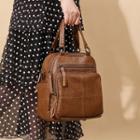 Genuine Leather Multi-way Backpack