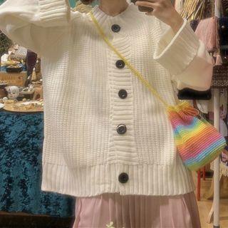 Oversize Cardigan White - One Size