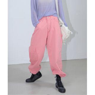 Zip-fly Cargo Jogger Pants