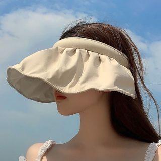 Ruffled Visor Hat