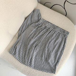 Elastic Waist Check Pants