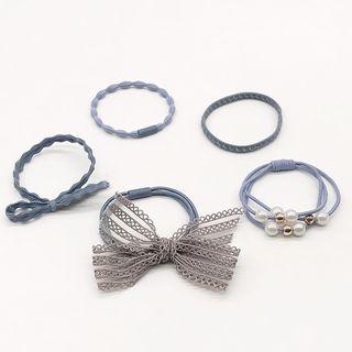 Set Of 5: Hair Tie (assorted Designs)
