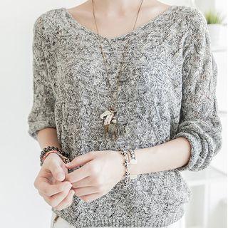Loose-fit Light Knit T-shirt