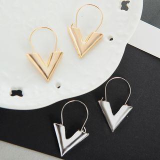 Alloy V-shape Dangle Earring