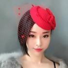 Bow Cocktail Hat With Veil