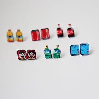 Acrylic Soft Drink Earring