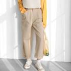 Straight Fit Cargo Pants Khaki - One Size