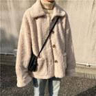 Faux Shearling Jacket Almond - One Size