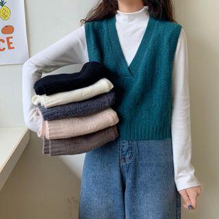 Cropped Vest / Long-sleeve Top