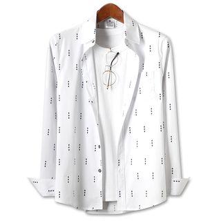 Pocket-front Pattern Shirt