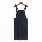 Corduroy Zip-up Jumper Skirt