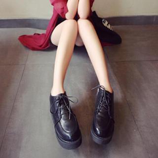 Lace-up Platform Shoes