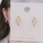 Hook Drop Earring 1 Pair - Gold - One Size