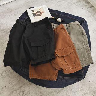 Plain Pocket Shorts