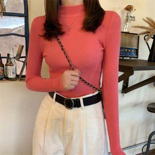 Semi High-neck Sweater
