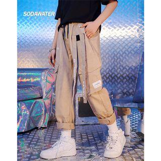 Tie-accent Cargo Pants