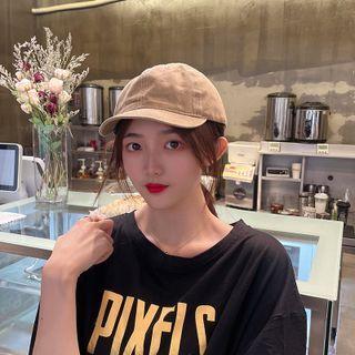 Plain Baseball Cap Brown - One Size