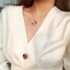 Whale Tail Pendant Necklace