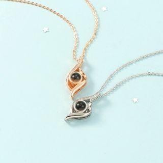 Faux Crystal Alloy Pendant Necklace