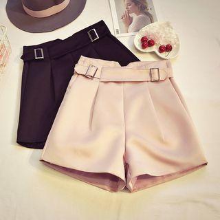 Buckled A-line Shorts
