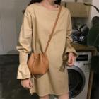 Bell-sleeve Slit-side Tunic