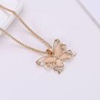 Butterfly Necklace 01 - 10458 - As Shown In Figure - One Size
