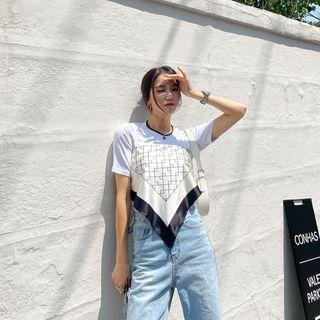 Spaghetti-strap Scarf Top Ivory - One Size