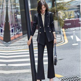 Double-breasted Blazer / Pencil Skirt / Dress Pants / Long-sleeve Shirt