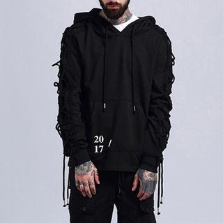 Color Block Drawstring Slim-fit Pants