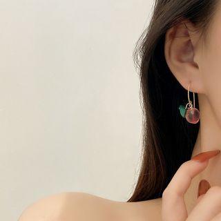 Peach Acrylic Dangle Earring 1 Pair - E4316 - Pink - One Size