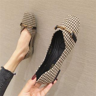 Houndstooth Chained Flats
