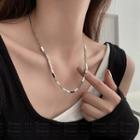 Cube Necklace 1pc - Silver - One Size