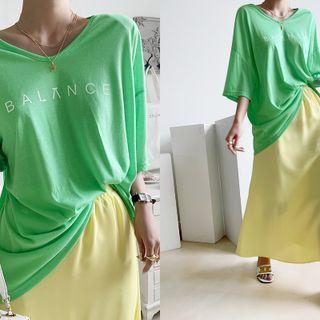 Oversize Letter T-shirt