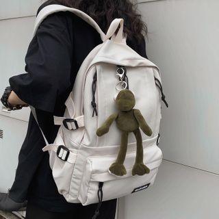 Print Lettering Lightweight Backpack