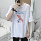 Surf Print Short-sleeve T-shirt