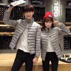 Couple Matching Stand Collar Padded Jacket