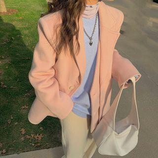 Paneled Woolen Blazer