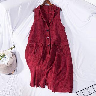 Single Breasted Long Vest