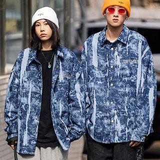 Tie-dyed Denim Shirt