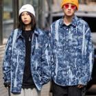 Tie-dyed Denim Shirt
