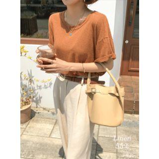 Loose-fit M Lange Textured T-shirt