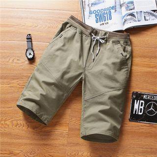 Slim-fit Drawstring Shorts