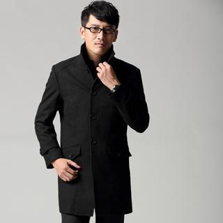 Wool-blend Coat