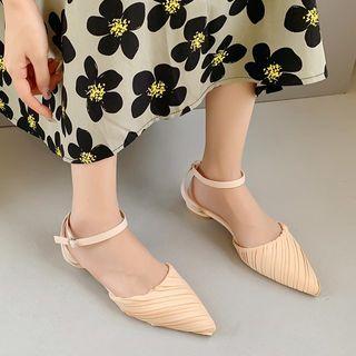 Pointy-toe Ankle Strap Sandals